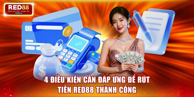 4 điều kiện cần đáp ứng để rút tiền RED88 thành công