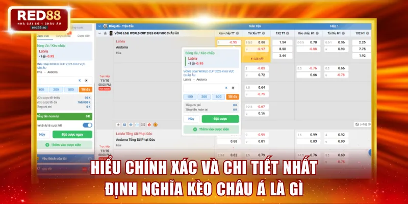 Hiểu chính xác và chi tiết nhất định nghĩa kèo châu Á là gì